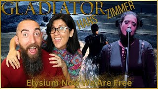 Hans Zimmer - Gladiator Elysium Elysium Now We Are Free (REACTION) with my wife