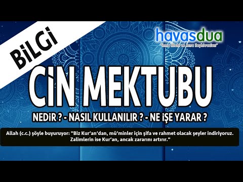 Cinlerden Korunmak için Mutlaka Evinizde ve Üzerinizde Cin Mektubu Taşıyın I Cin Mektubu Nedir