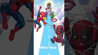 GTA V New Kiss or Slap Run Epic Battle! Spider-man vs Deadpool #spiderman