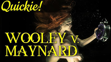 Quickie Wooley v Maynard