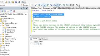 There are fewer columns in the INSERT statement than values specified in the VALUES clause The numbe