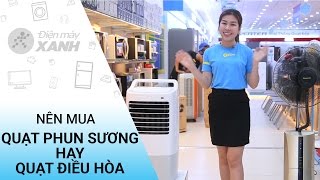 Nên mua quạt phun sương hay quạt điều hòa? • Điện máy XANH