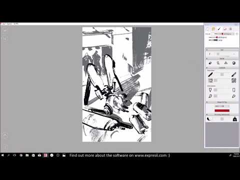 Inktober 2017.10.08 by Angela Wong using Expresii