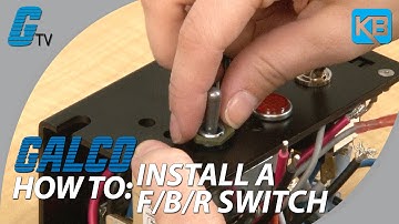 Installing a Forward - Brake - Reverse Switch on KB Electronics KBMD Drive