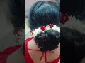 bun with juda 🙆 simple hairstyle #tag #yt #viral #trending #shorts vedio