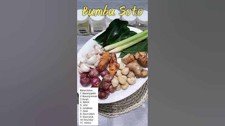 Bumbu Soto Kuah Kuning