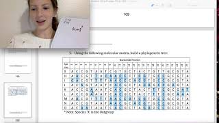Phylogenetics HW Part I
