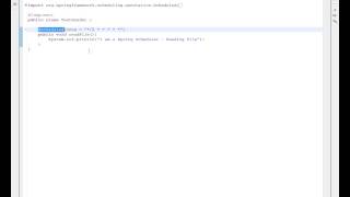 SPRING FRAMEWORK @SCHEDULED ANNOTATION