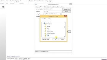 Taking the backup - Inventory Management Software InventoryPlus