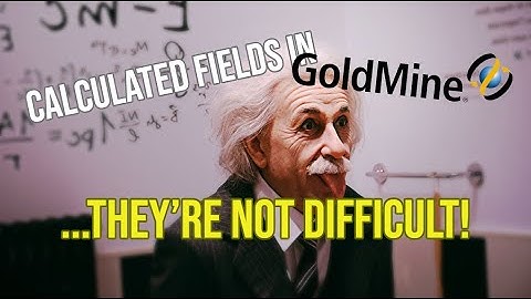 How to create custom fields in GoldMine CRM