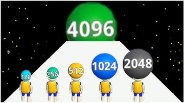 Merge to 2048 - merge balls 2048 run - Gameplay Walkthrough - Max Levels (11-20)