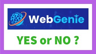 Web Genie Review | Legit WebGenie Software? screenshot 4