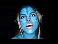 Transformándome en un  Avatar - Avatar makeup - Neytiri Avatar Make-up Tutorial - CARLA GOVE