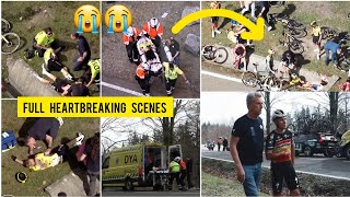 🙆JONAS VINGEGAARD was given oxygen and rushed to hospital after horrifying pile-up crash at Itzulia