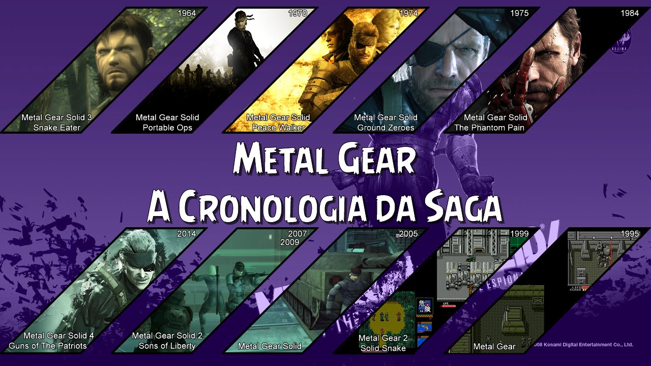 A cronologia da franquia Metal Gear; saiba a ordem para jogar – Tecnoblog