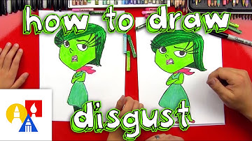 How To Draw Disgust From Inside Out
