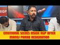 Emotional Scenes Inside RGP After Manoj Parab Resignation