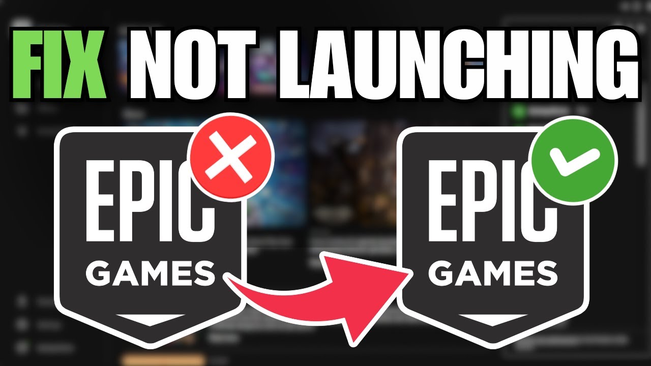 How To Fix Epic Games Launcher Not Launching, Starting Or Opening - YouTube