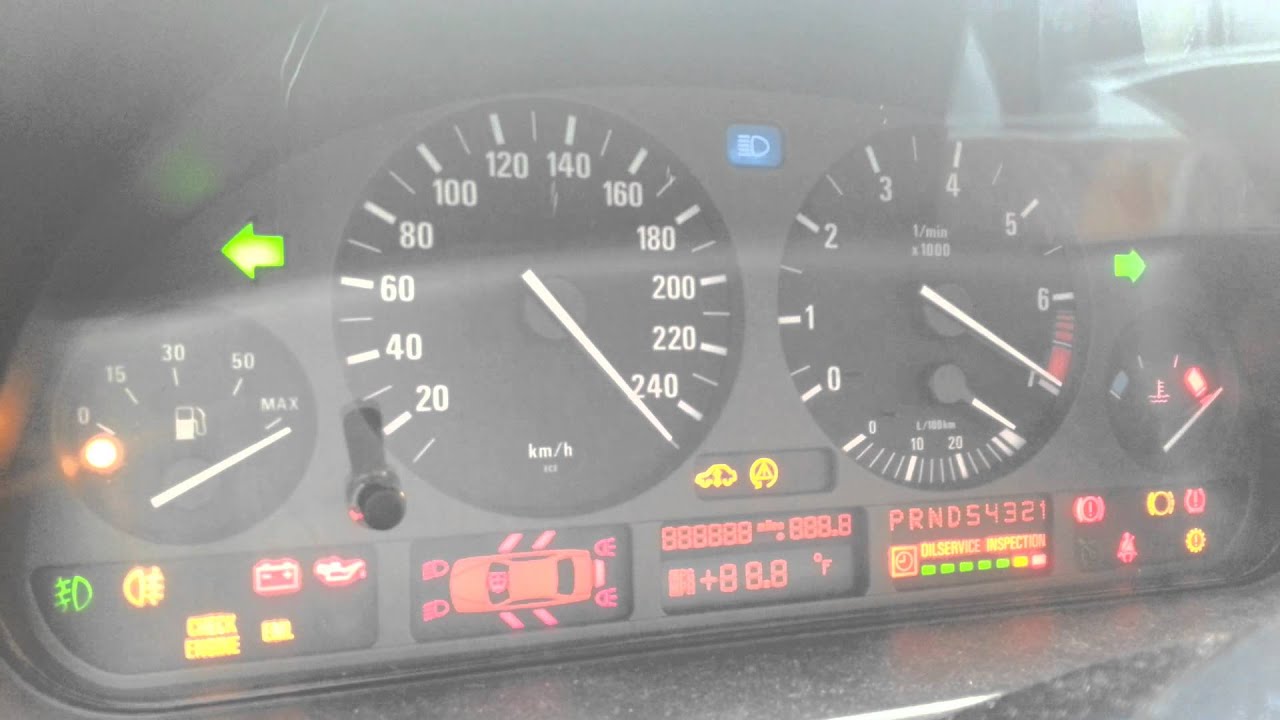 BMW E39 528i Tacho Test - YouTube