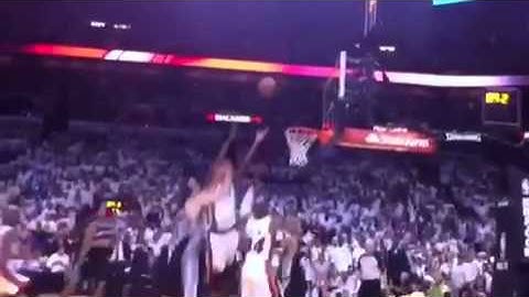 Courtside video of Ray Allen