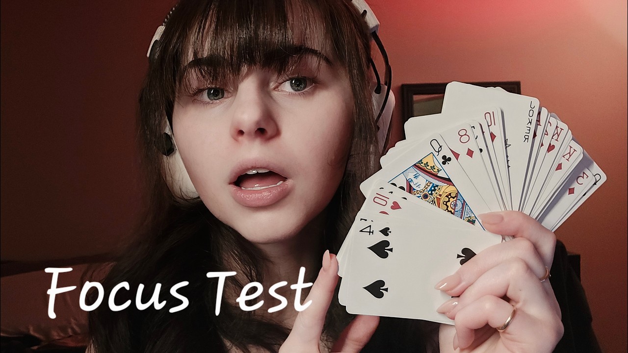 Focus Test ASMR (Follow my instructions)