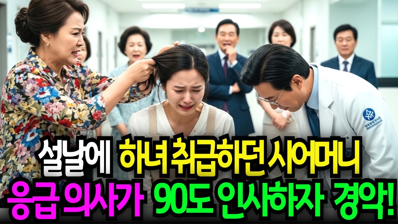 설날에 며느리 하녀 취급하던 시어머니 응급의학과 교수가 90도 인사하니 시댁이 발칵 뒤집어 지는데 ㅣ노후사연ㅣ감동사연ㅣ사연라디오ㅣ오디오북