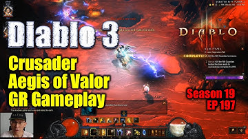 [Diablo 3] Crusader Aegis of Valor GR100 with Wife / 2 Full Run (Season 19)