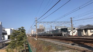 【221系A編成運用代走】225系3次車（I10編成）A普通網干行き通過　草津〜南草津にて【※ダイ改前に撮影】