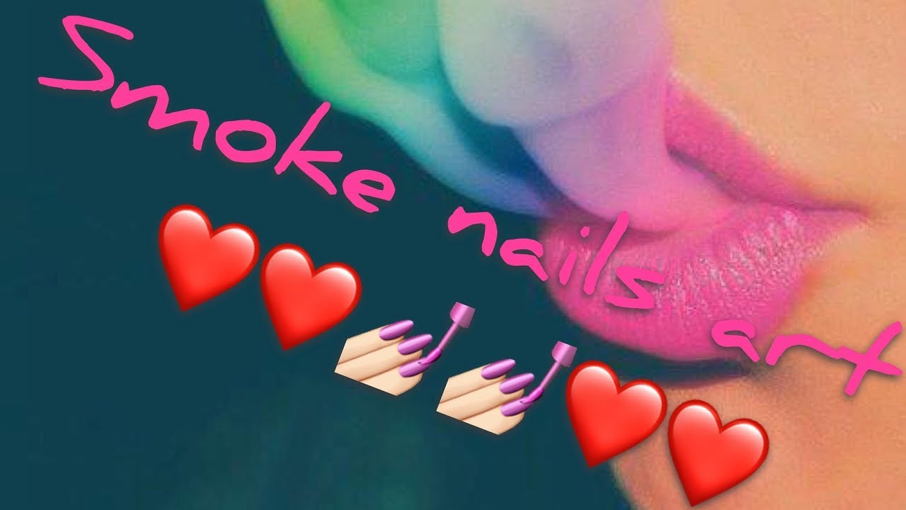 Smoke nails art/Efekt dymu na paznokciach [4K]