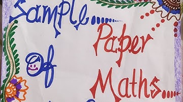 SOLUTION OF SAMPLE PAPER CLASS 12  WITH THE LINK HAVING COMPLETE NOTES