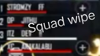 Squad Wipe Itz Dev Garena Free Fire