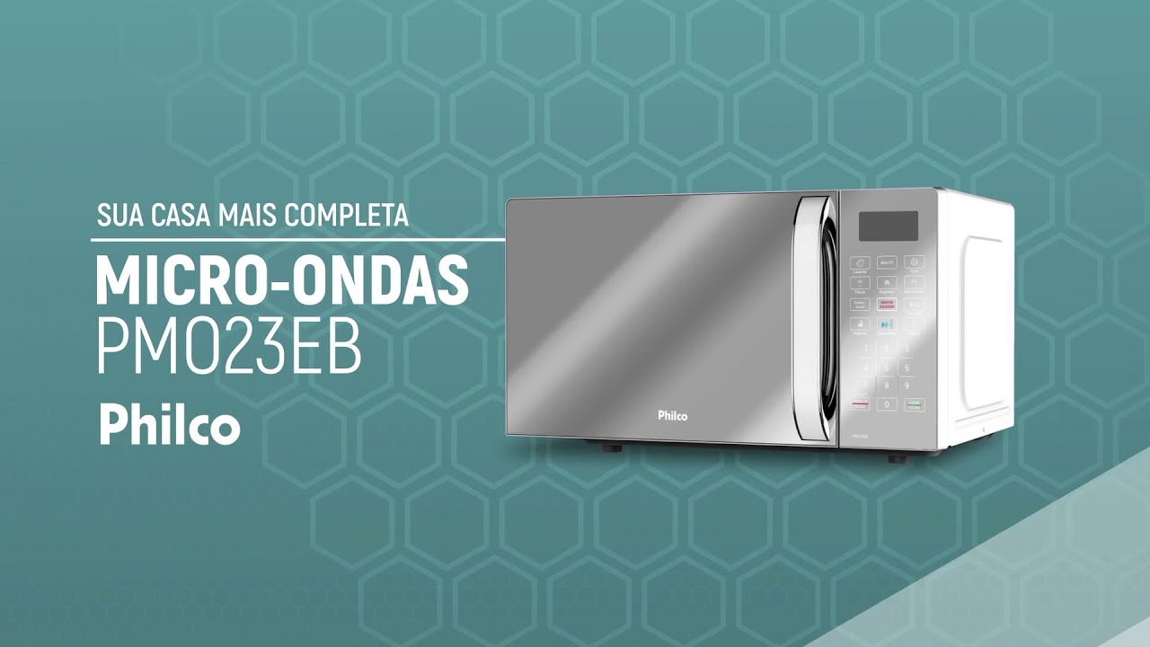 Micro-ondas Branco 20 Litros Philco PMO23B 220V - Zaffari