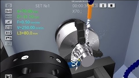 G90 in CNC | What is G90 in Fanuc | #simulator​ #cnc #boringOperations​
