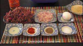 Homemade Juicy Burger Patties Recipe - Super Fast & Tasty Beef Hamburger Patty