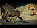 All 110 dinosaurs in the cave  dinomite showcase vol 4  jurassic world  jurassic park