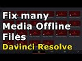 Media Offline - Davinci Resolve - Fix and Convert MULTIPLE Videos at once!