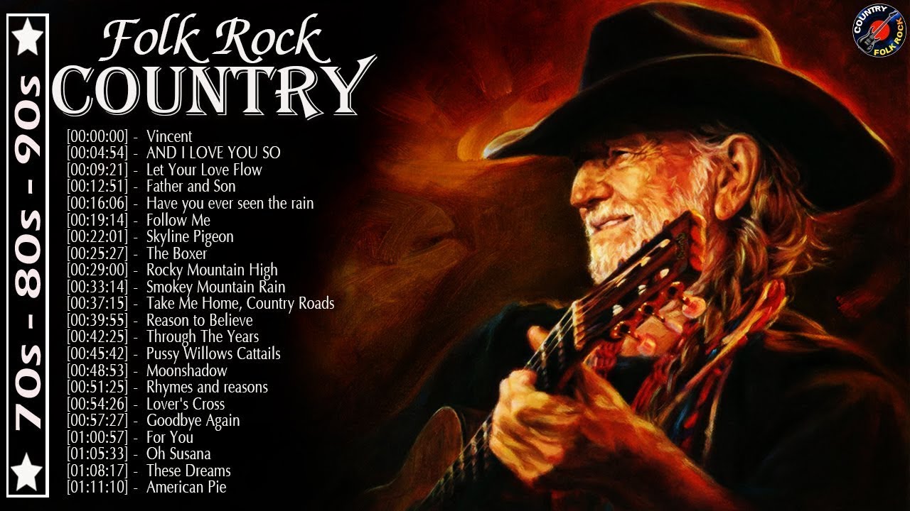 Best Of 70s Folk Rock Country Music Of All Time Playlist Top Folk