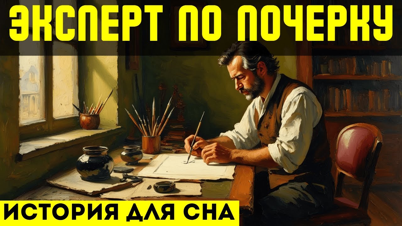 Судебный каллиграф🌙история для сна💤 : детектив, как буквы разговаривают преступление