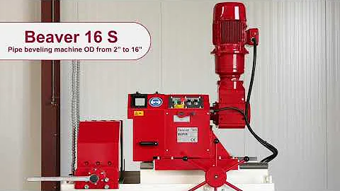 Beaver 16 S Manual - Stationary Pipe Beveling Machine for Pipes up to 16" - Copier Machinery