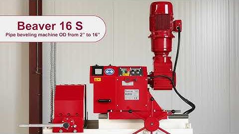 Beaver 16 S Manual - Stationary Pipe Beveling Machine for Pipes up to 16" - Copier Machinery