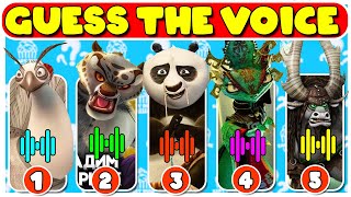 Guess The Kung Fu Panda 4 Characters By Their Voice | Po, Tai Lung, The Chameleon, Kai, Shifu, Shen