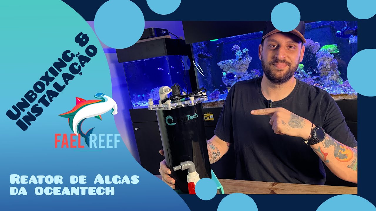 Reator de Algas Chaetomorpha da OceanTech! 🌿 Unboxing & Instalação