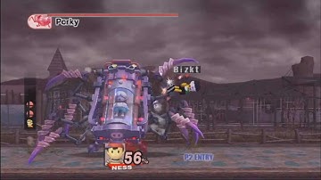 SSBB (SSE Intense Mode) - Stage 7 - Porky! (With Music & Texture Hacks)