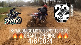 Grand Opening Weekend at Wicomico MX & ATV **Main Track** 4/6/2024