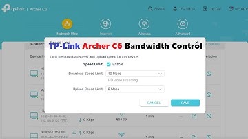 TP-Link Archer C6 Bandwidth Control