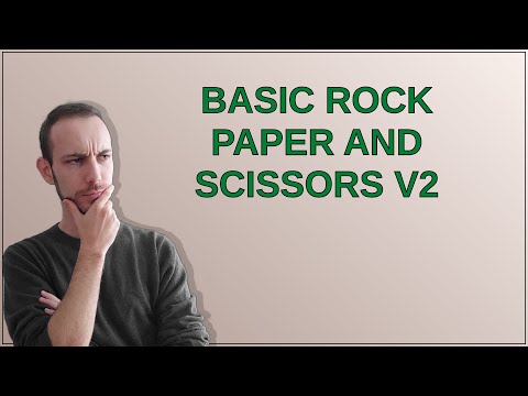 Codereview: basic rock paper and scissors v2