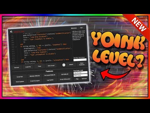 Updated Roblox Exploit Yoink Working Unlimited Level 7 Script Executor W New Fe Scripts Youtube - new roblox exploit noclip 100 unpatchable glitch through