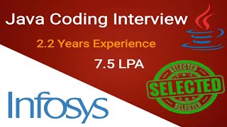 Java Coding Interview in  Infosys Experience |  Infosys Interview |  Infosys
