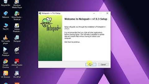 Download and Install notepad++ for windows10 pc free || step by step ||