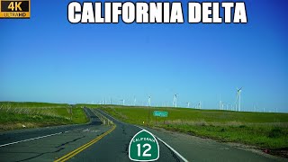 CA-12 East: Napa Valley to Central Valley | Driving Through the California Delta